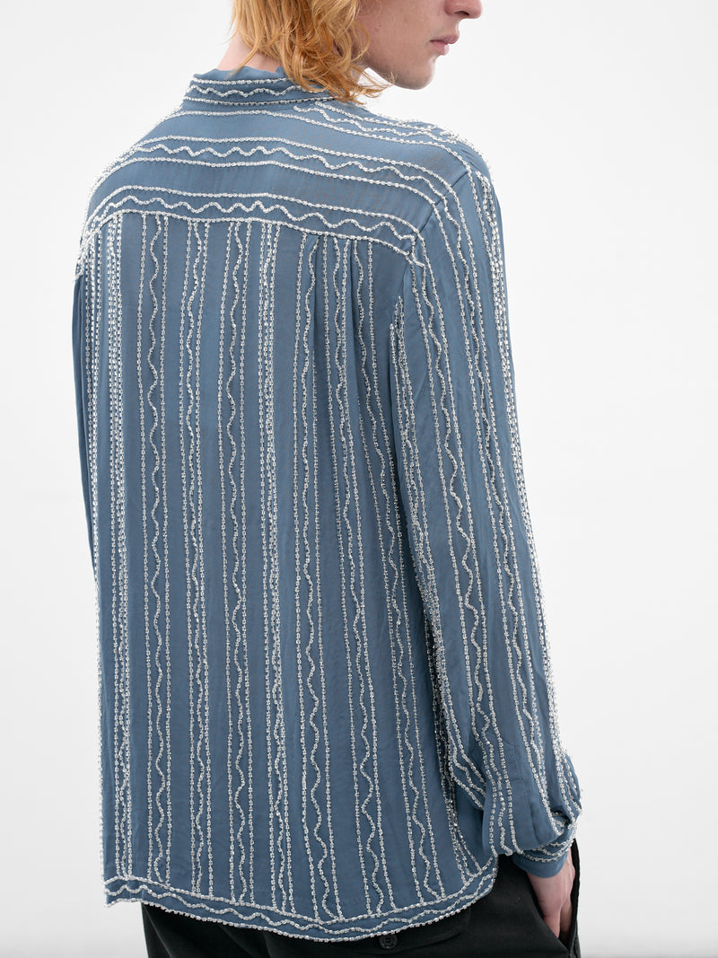 BODE Beaded Sea Stripe Shirt | H.Lorenzo - detail 1