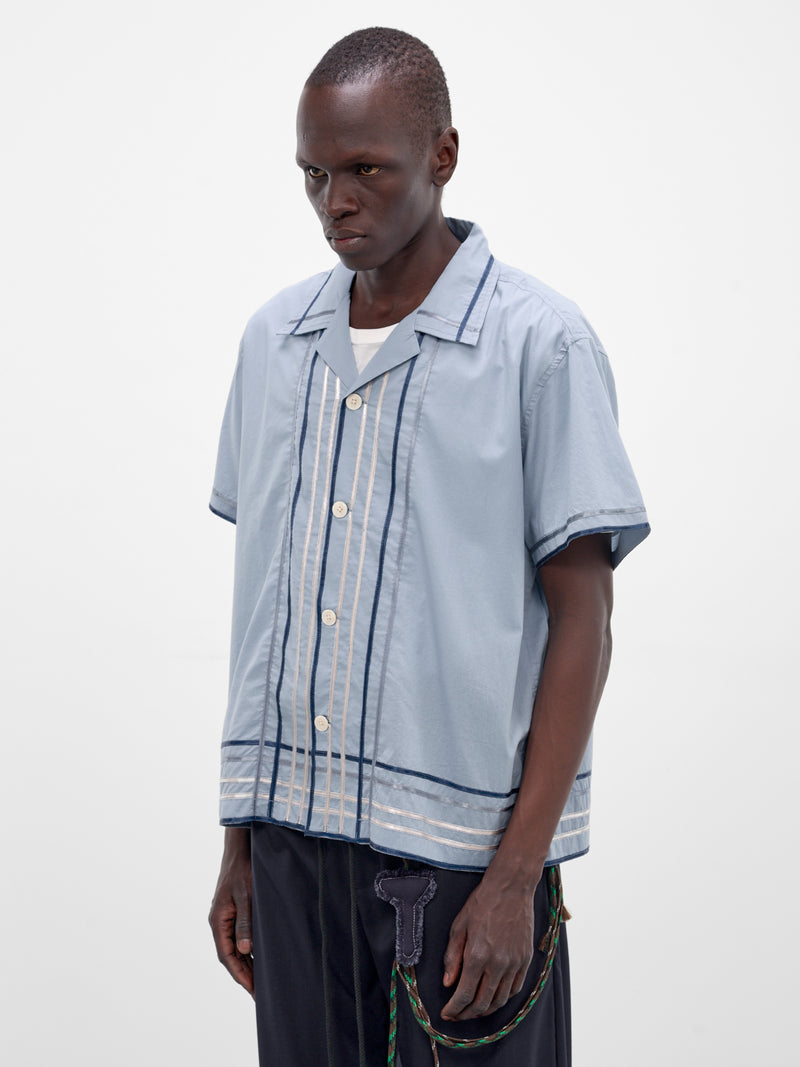 Blue Ribbon Stripe Plaid Shirt (MRS26SH039-BLUE-MULTI)