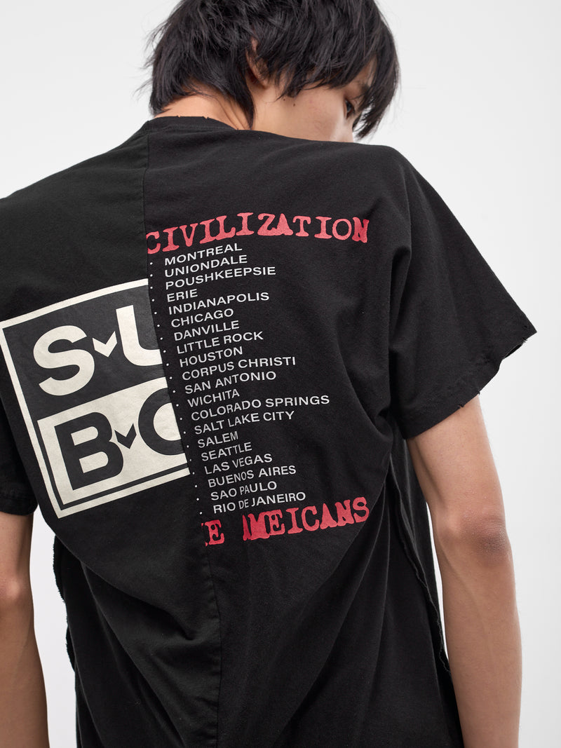 PROTOCOL INDEX Black Tee | H.Lorenzo - detail 2