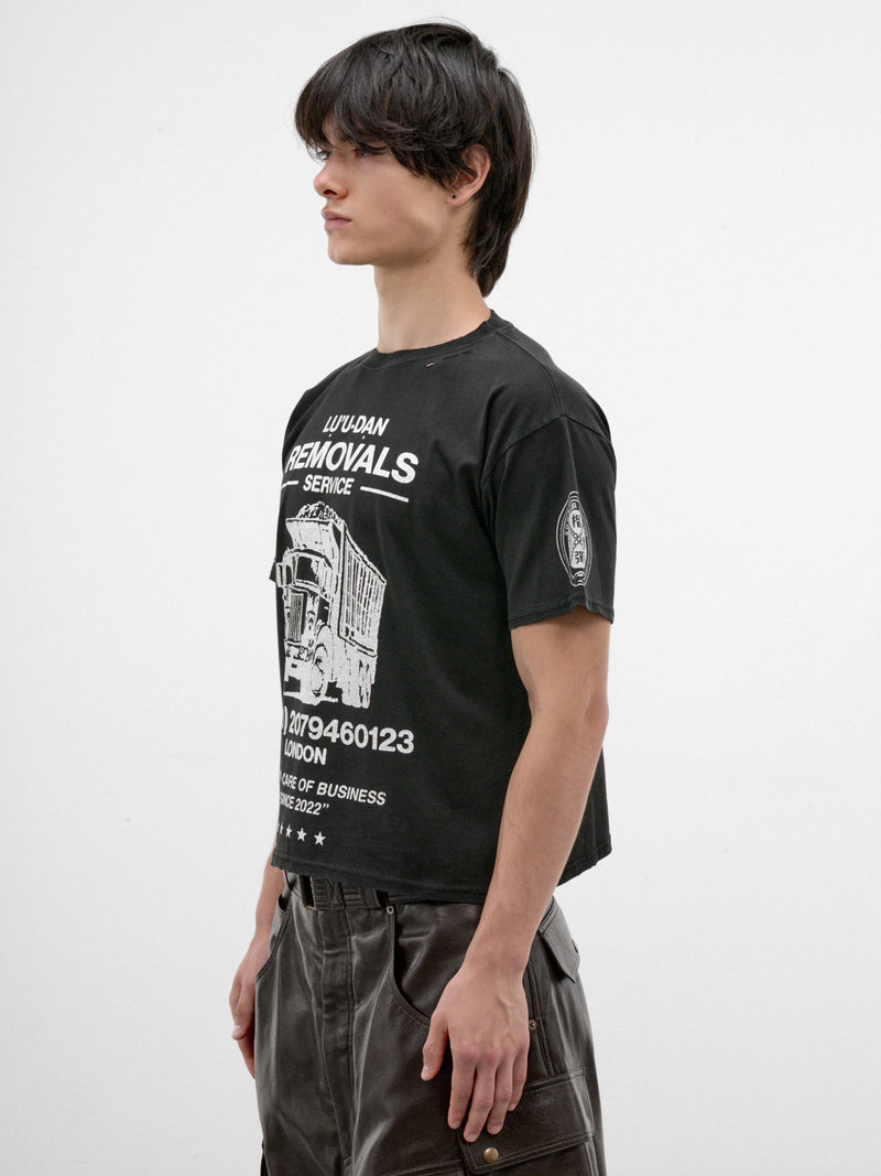 Black Faded Graphic Tee (MT095J-LCJ-911-FADED-BLACK)