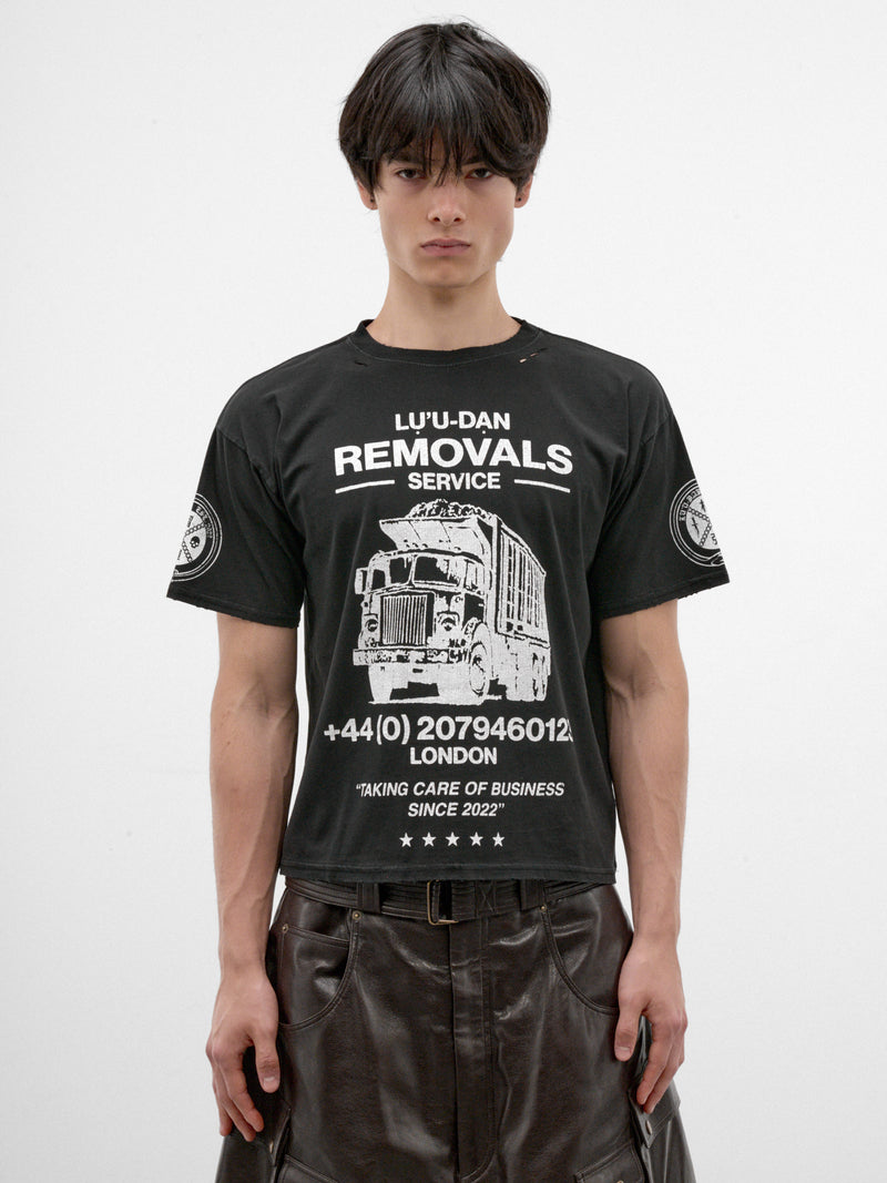 Black Faded Graphic Tee (MT095J-LCJ-911-FADED-BLACK)