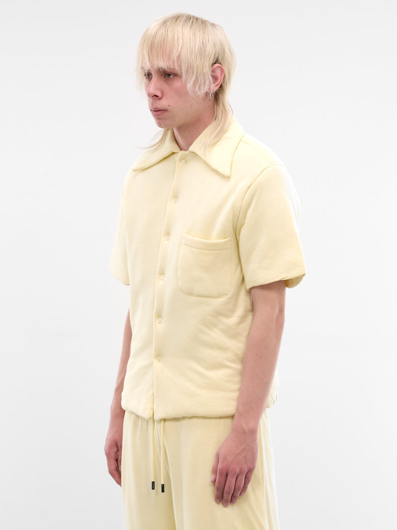 Spoiled Milk Wadded Shift Shirt (MT118J-LJ-100-SPOILED-MILK)