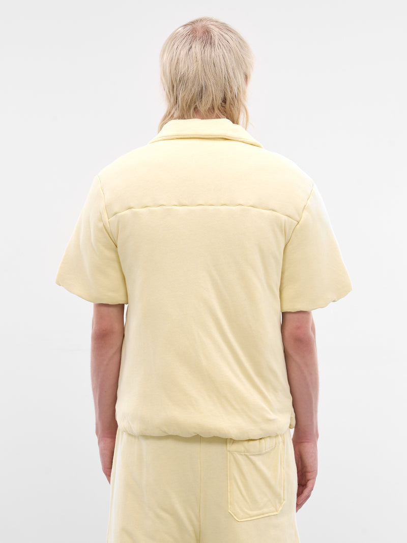 Spoiled Milk Wadded Shift Shirt (MT118J-LJ-100-SPOILED-MILK)