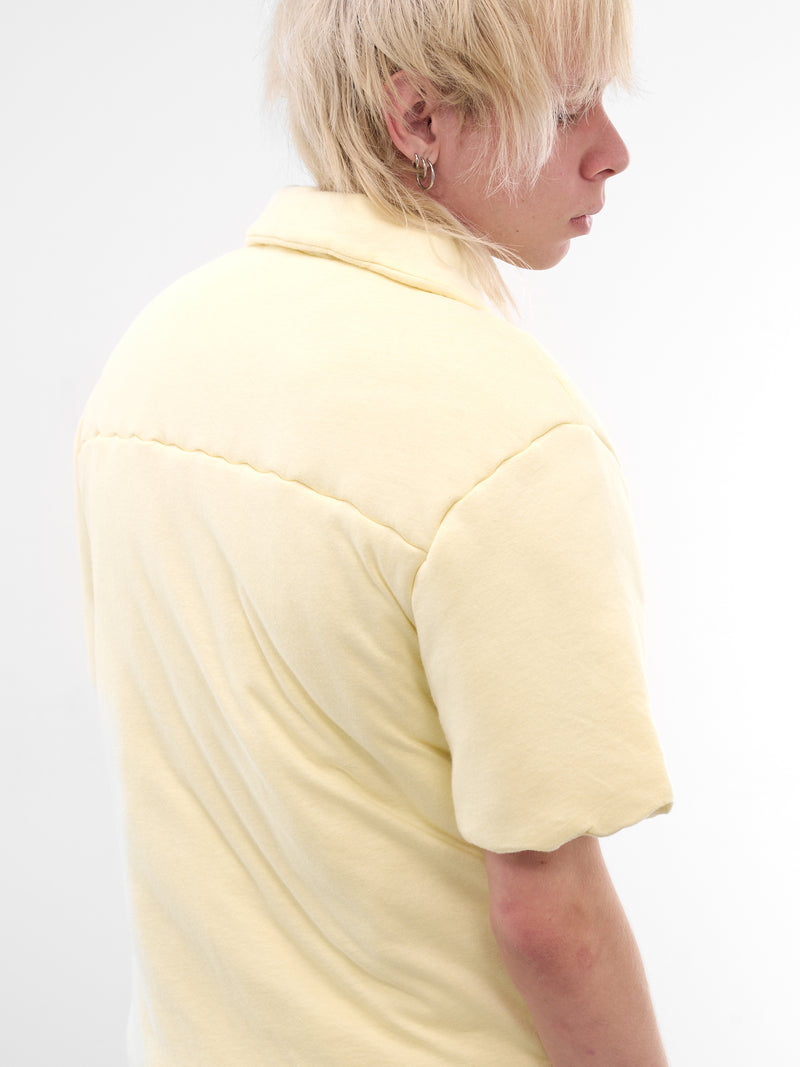 Spoiled Milk Wadded Shift Shirt (MT118J-LJ-100-SPOILED-MILK)