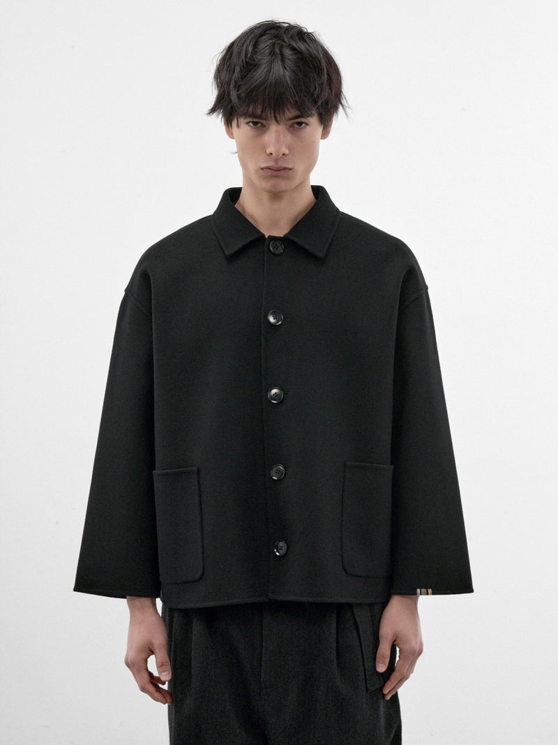 Cashmere n°427 Maker Chore Jacket (N-427-MAKER-RAVEN)
