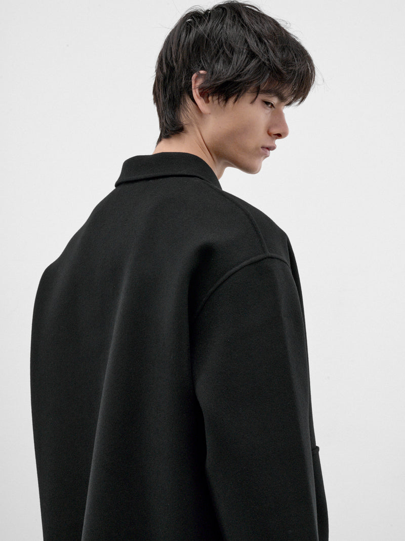 Cashmere n°427 Maker Chore Jacket (N-427-MAKER-RAVEN)