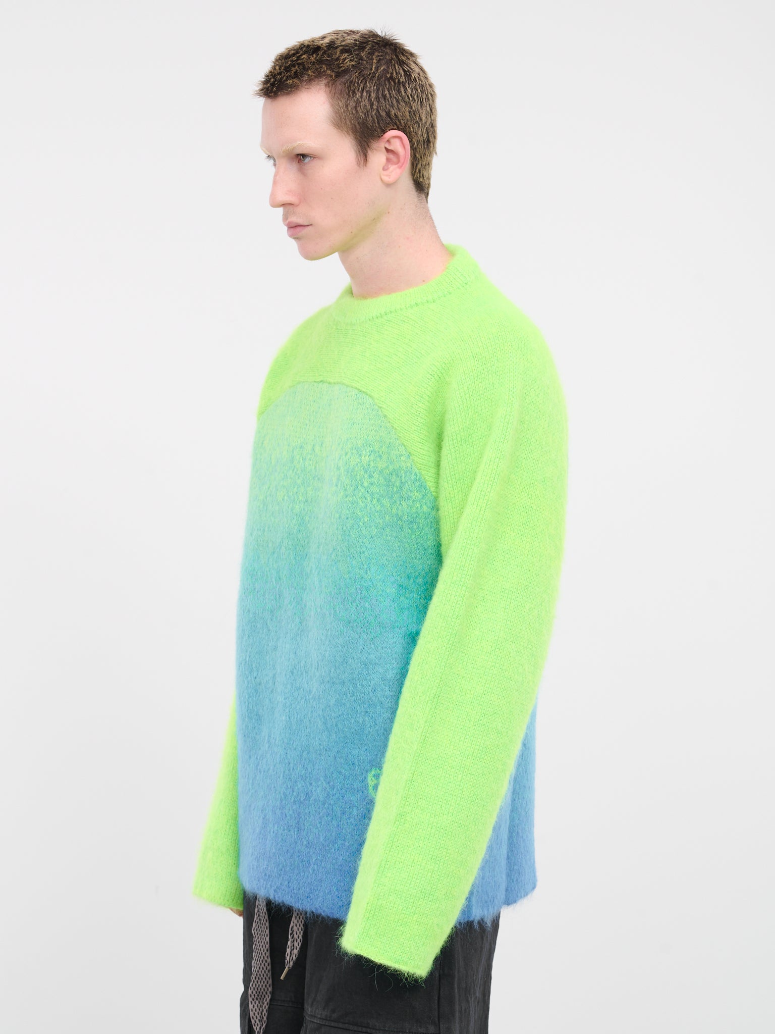 Gradient Rainbow Sweater (N001-GREEN)