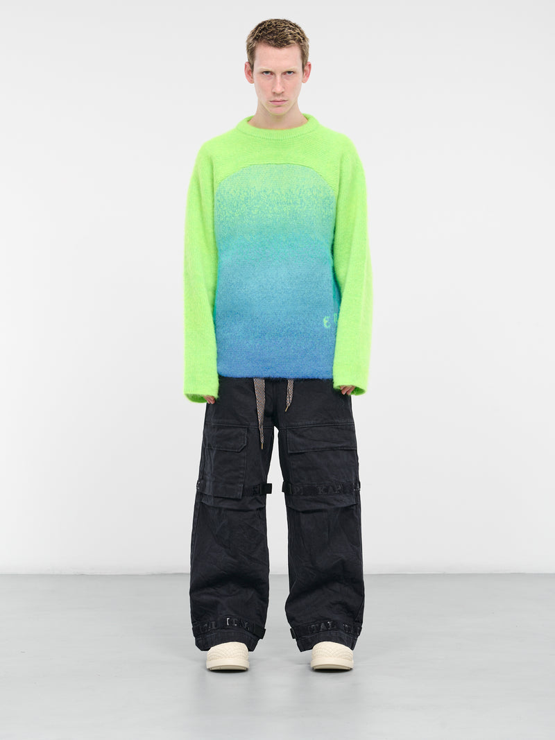 Gradient Rainbow Sweater (N001-GREEN)