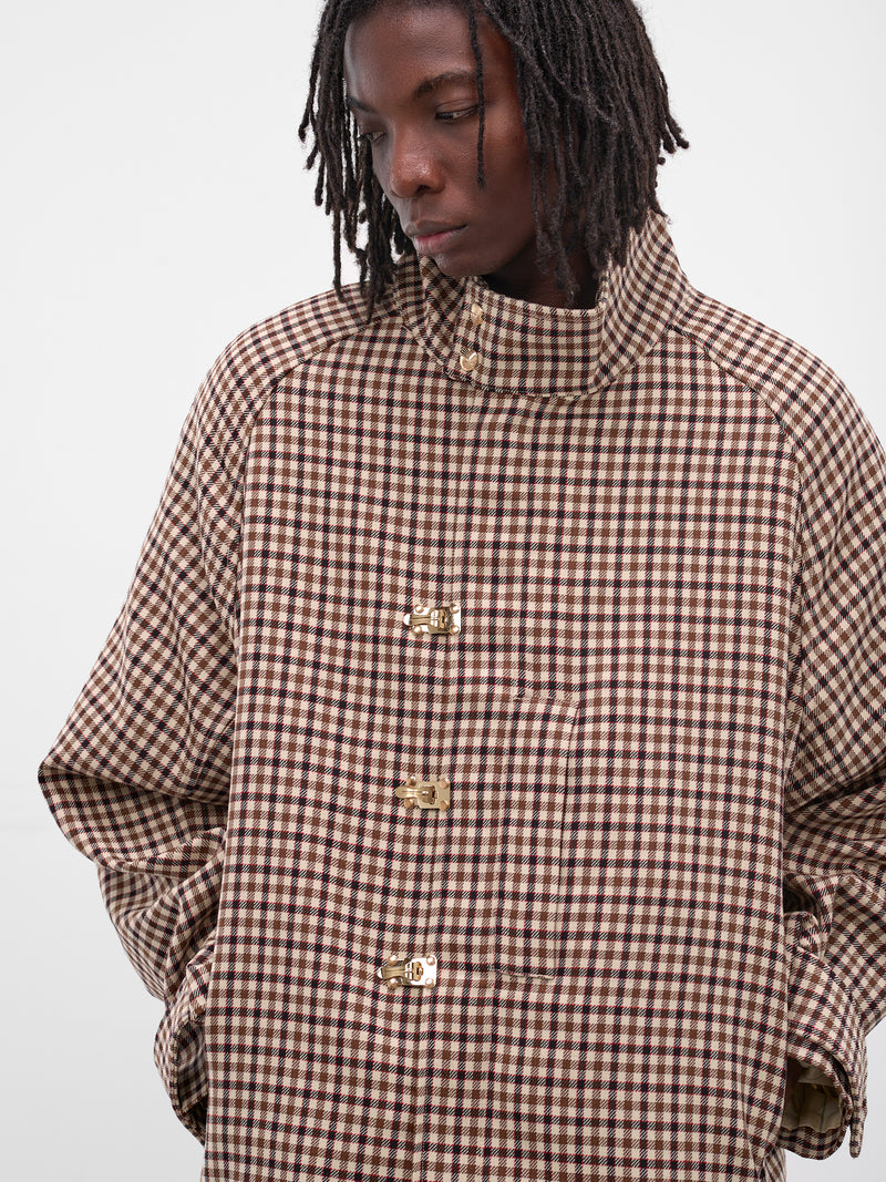 Aspen Brown Plaid Field Coat (N3-AW25-N3-JK-05-MP-MINGLE-PLA)