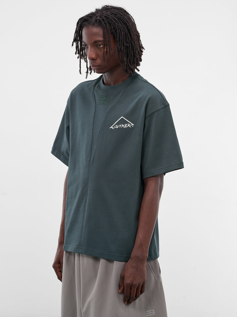 Sava Green Oversized Warning Tee (N3-AW25-N3-TSG-0A-NG-GREEN)