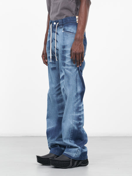 割引価格 Del Cross-Over Low-Ride Jeans (N3-N3-PT-08-YALE-BLUE) トップス