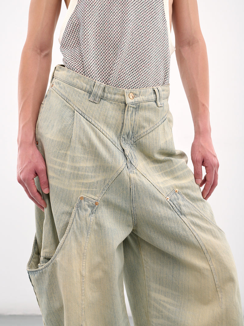 Billie Bibs Jeans (N3-PT-04-IS-BILLIE-INDIGO-STRI)