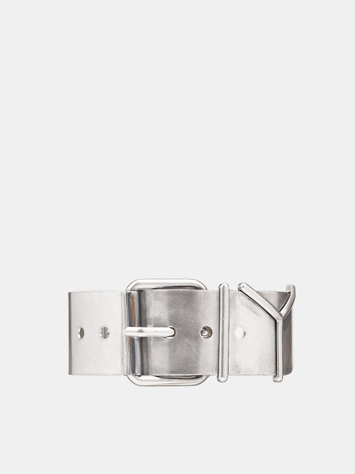 Metal Y Belt Choker (NECKLACE19-S25-C01-SILVER)