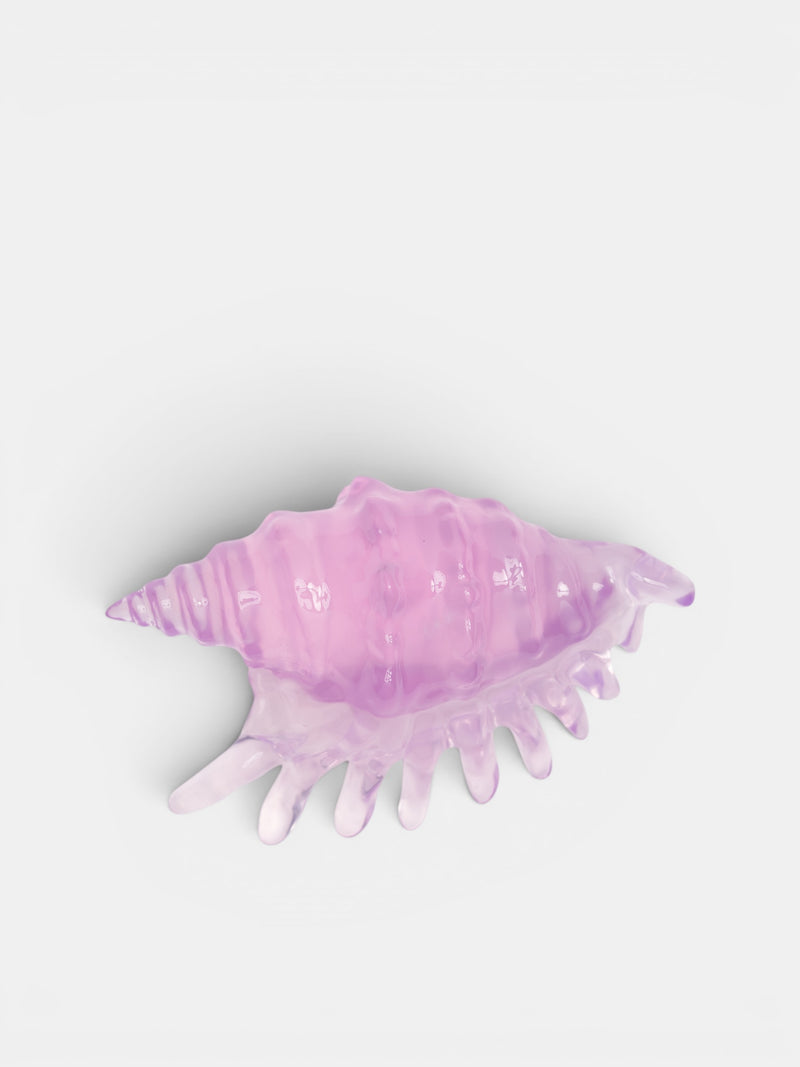 Pink Shell Hair Comb (OT01-PINK)