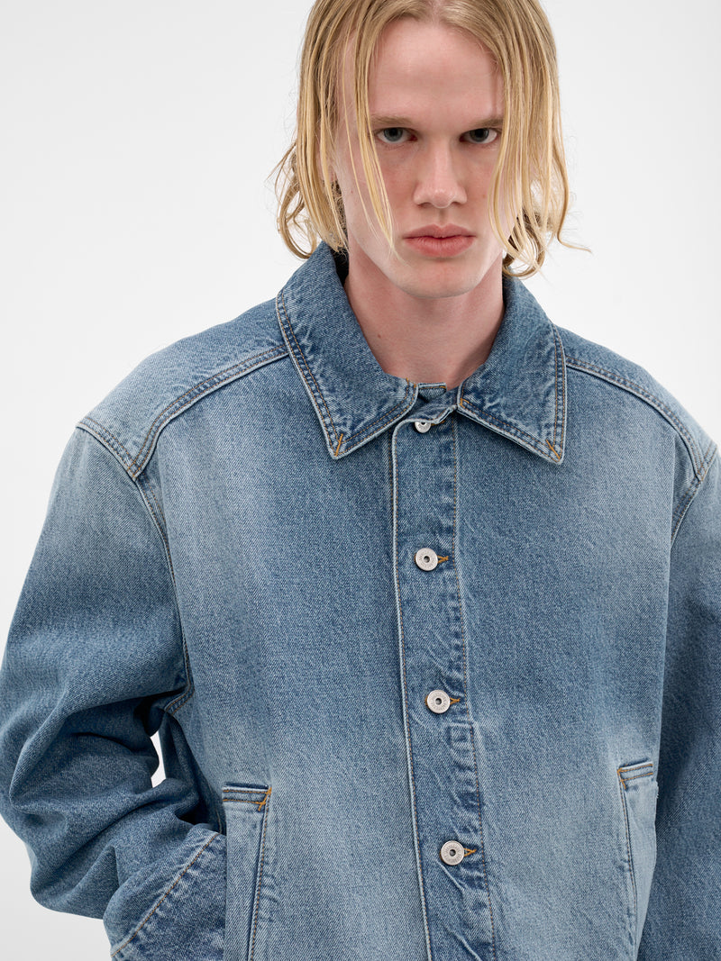 Blue Mirada Denim Jacket (0UM00155AD00038-BLUE)