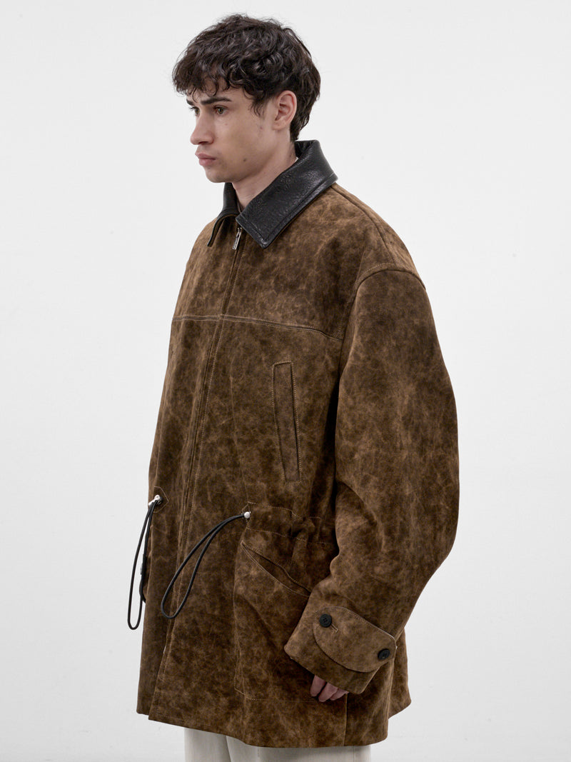 Havana Brown Nubuck Parka (OUM00175AC08C07-BROWN)