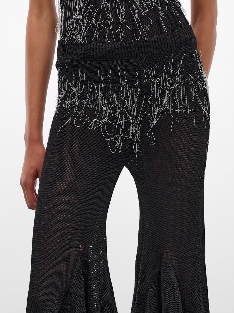 KRYSTAL PANIAGUA Knit Flared Capris | H.Lorenzo - detail 2