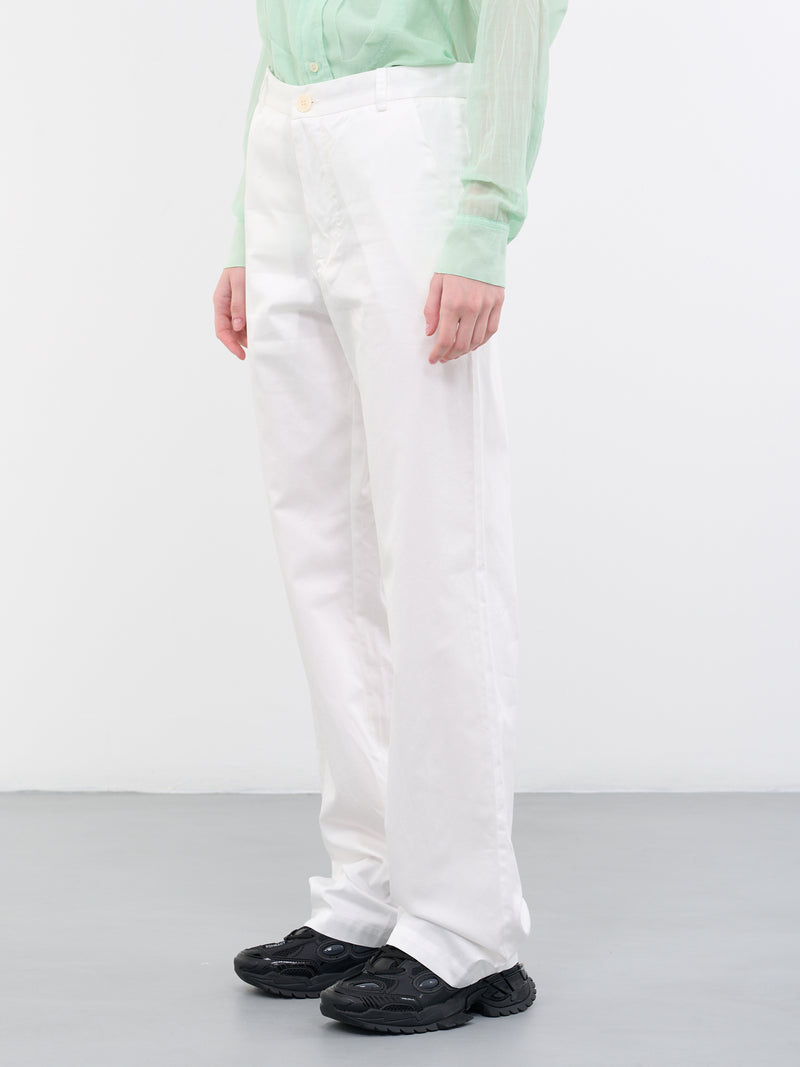 Cotton Trousers (P02A-WHITE)