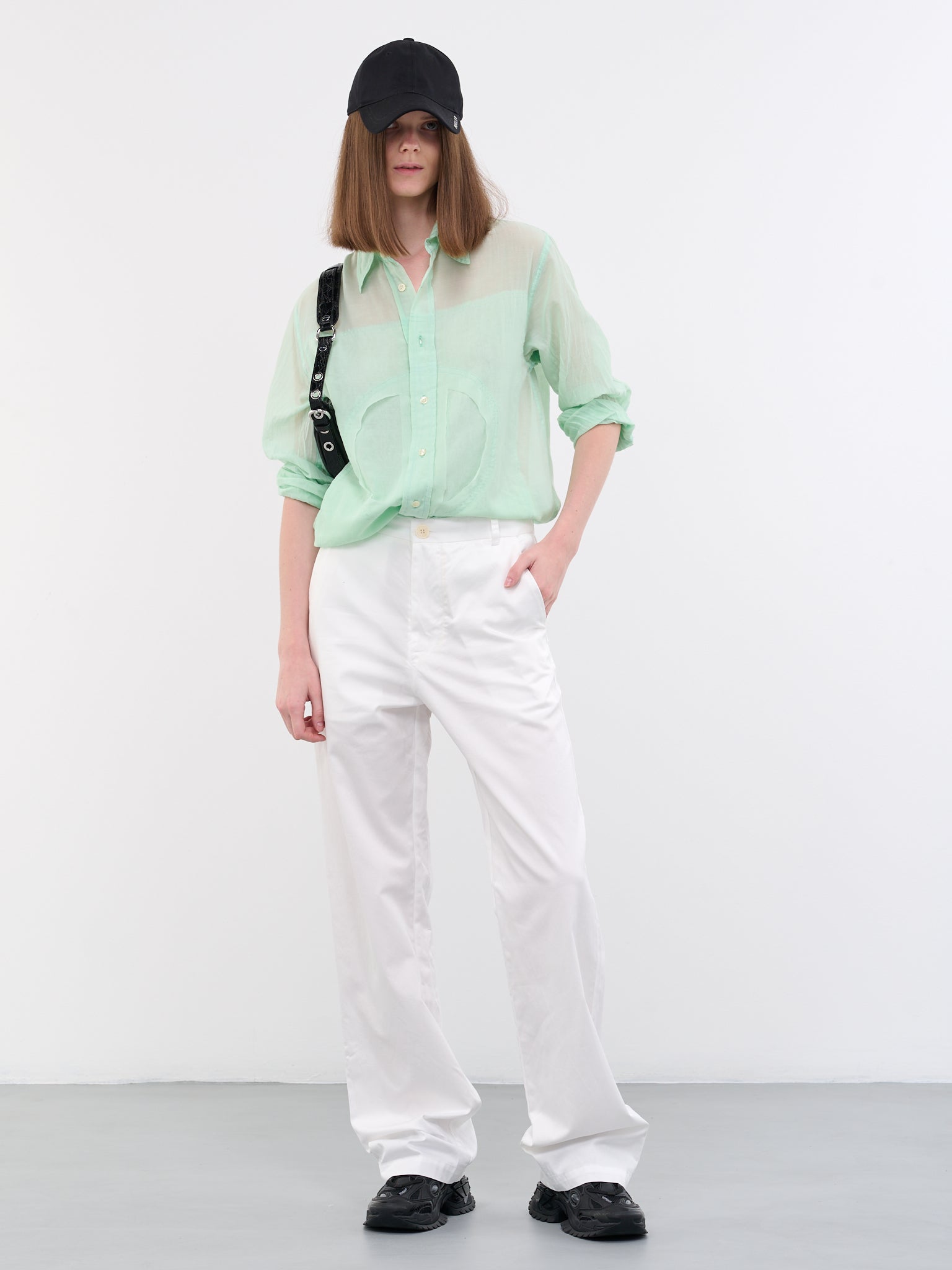 Cotton Trousers (P02A-WHITE)