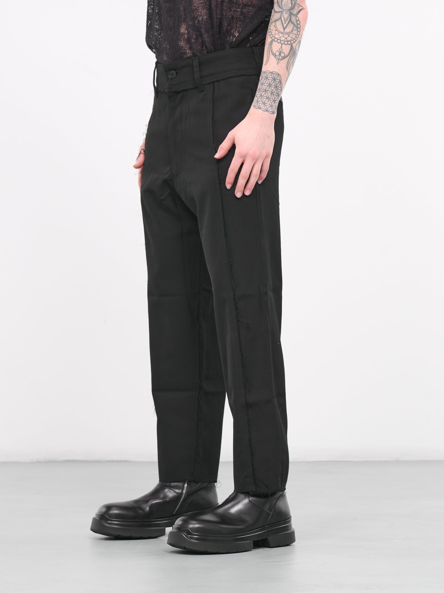 Panel Trousers (P102-BLACK)