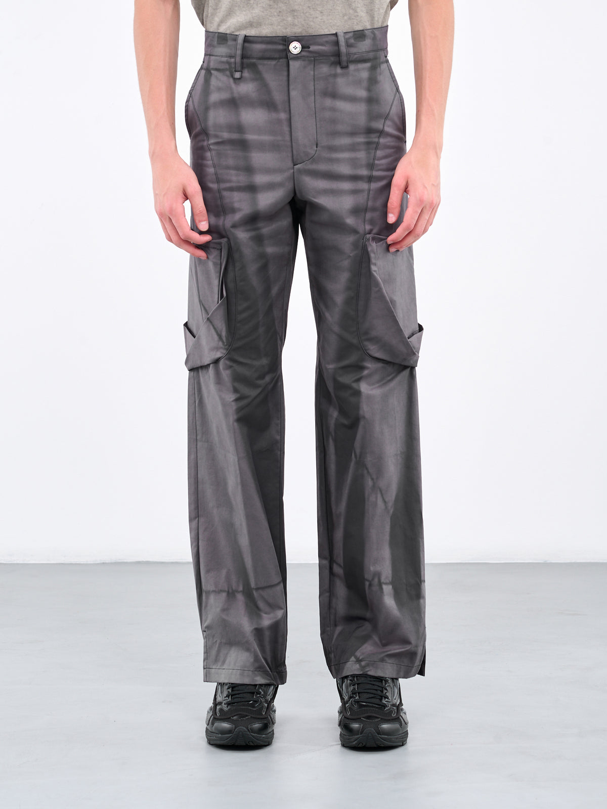 Sun Bleached Fold Pants (PA02-GREY)