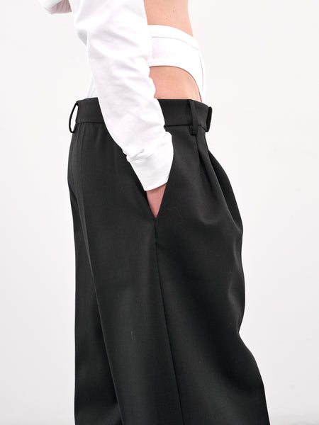 Hybrid Briefs Waist Trousers (PA03581-BLACK)