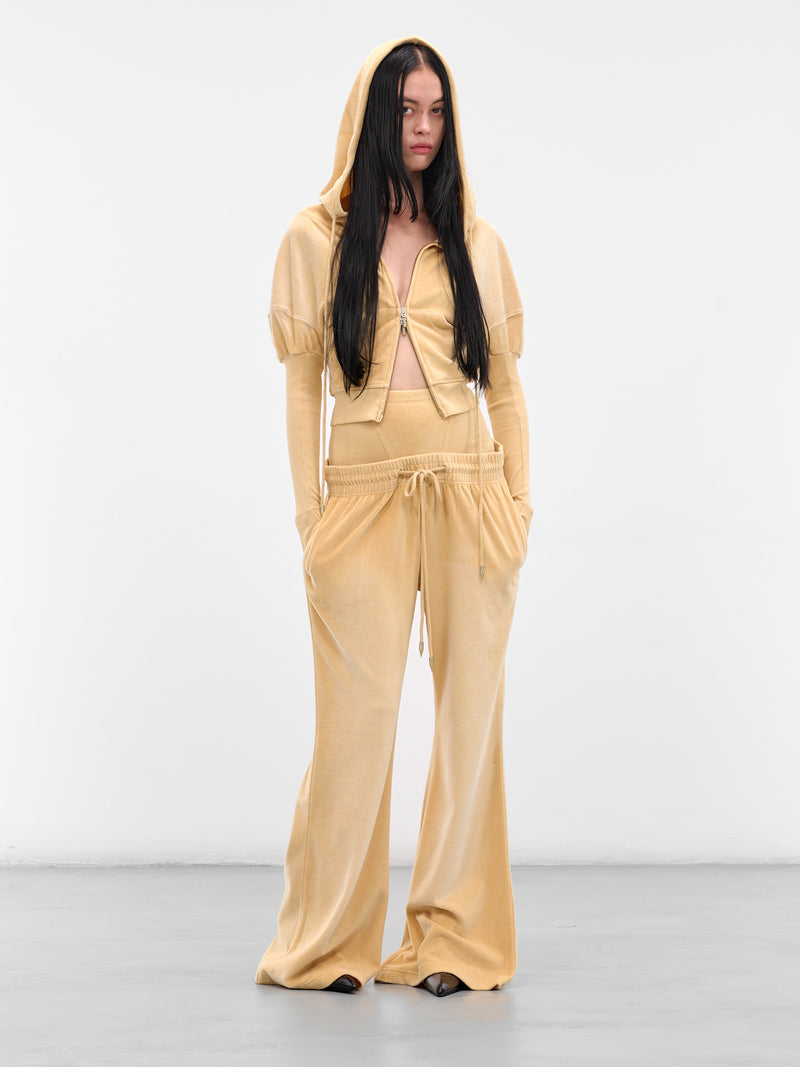 Blonde Oversized Paris Zip Hoodie (PAHO0BLO-BLONDE)