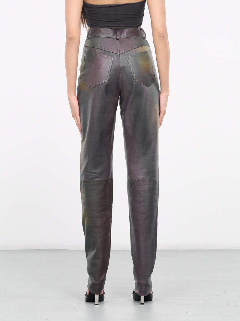 Printed Leather Pants (PANT-PRINT-03-PRINTED-DARK-GRE)