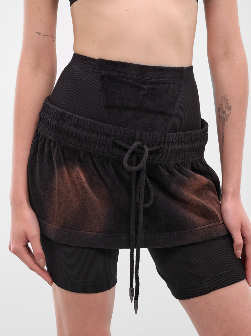 Dark Brown Layered Paris Skort (PASKO0DARK-DARK)