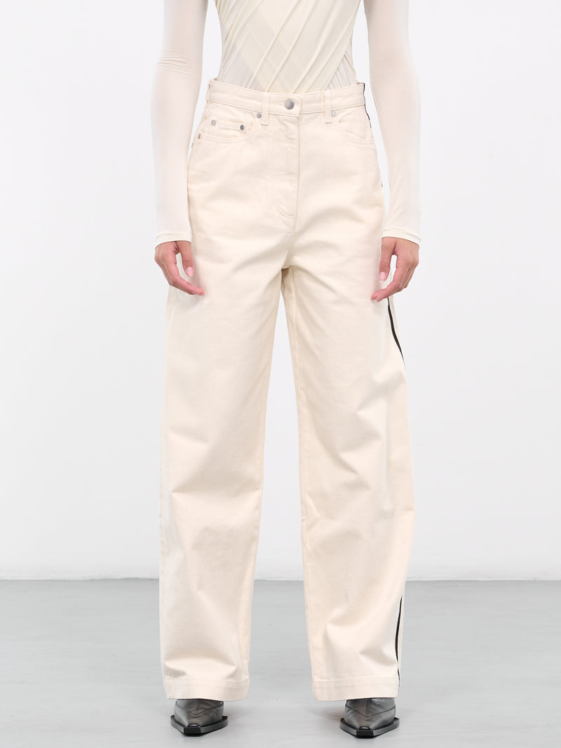 Oversized Jeans (PD-U-172-DE-OFF-WHITE)