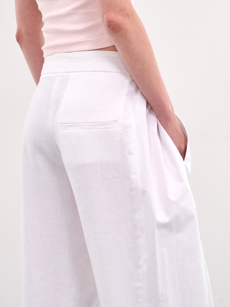 Pifty Wide Leg Trousers (PIFTY-WHITE)