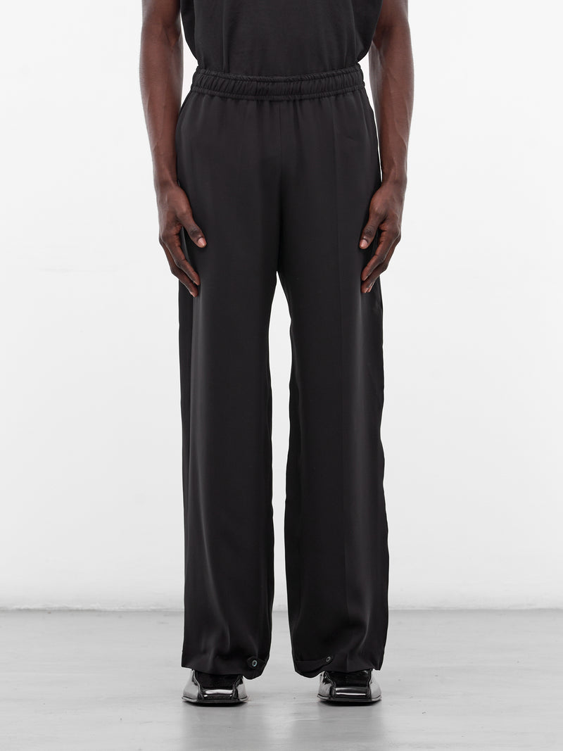 Black Cady Silk Pajama Pants (PIJAMA-PANTS-2-CADY-BLACK)