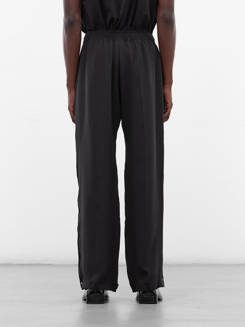 Black Cady Silk Pajama Pants (PIJAMA-PANTS-2-CADY-BLACK)