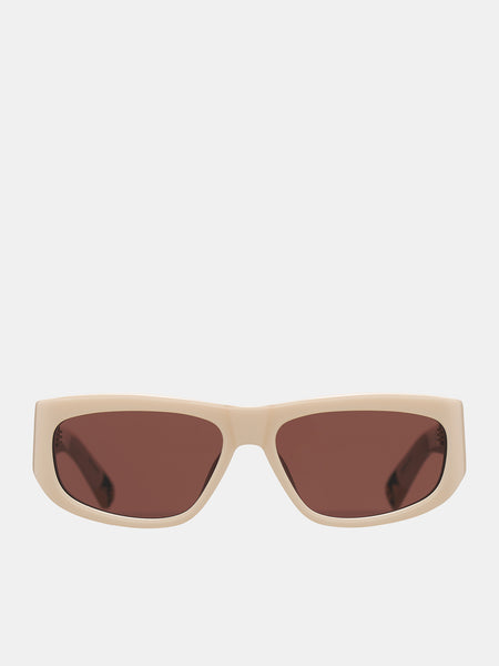 【送料&関税込】Jacquemus Pilota - Beige Sunglasses The Pilota sunglasses by JACQUEMUS | Official website