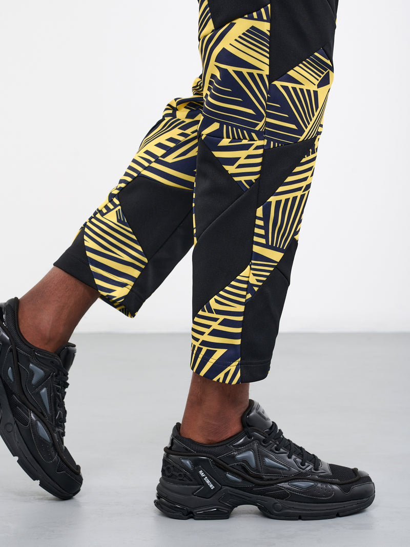 Geometric Cropped Trousers (PK-T015-051-YELLOW)