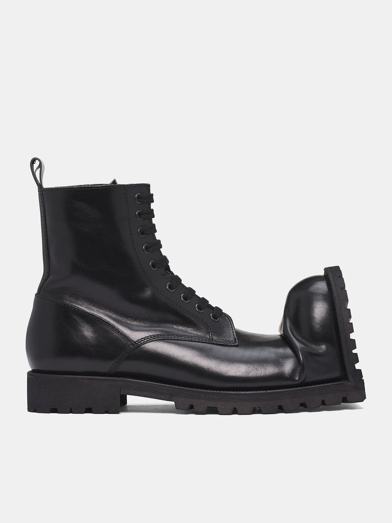 CDG x KLG Crushed Toe Boots (PP-K101-001-1-BLACK)