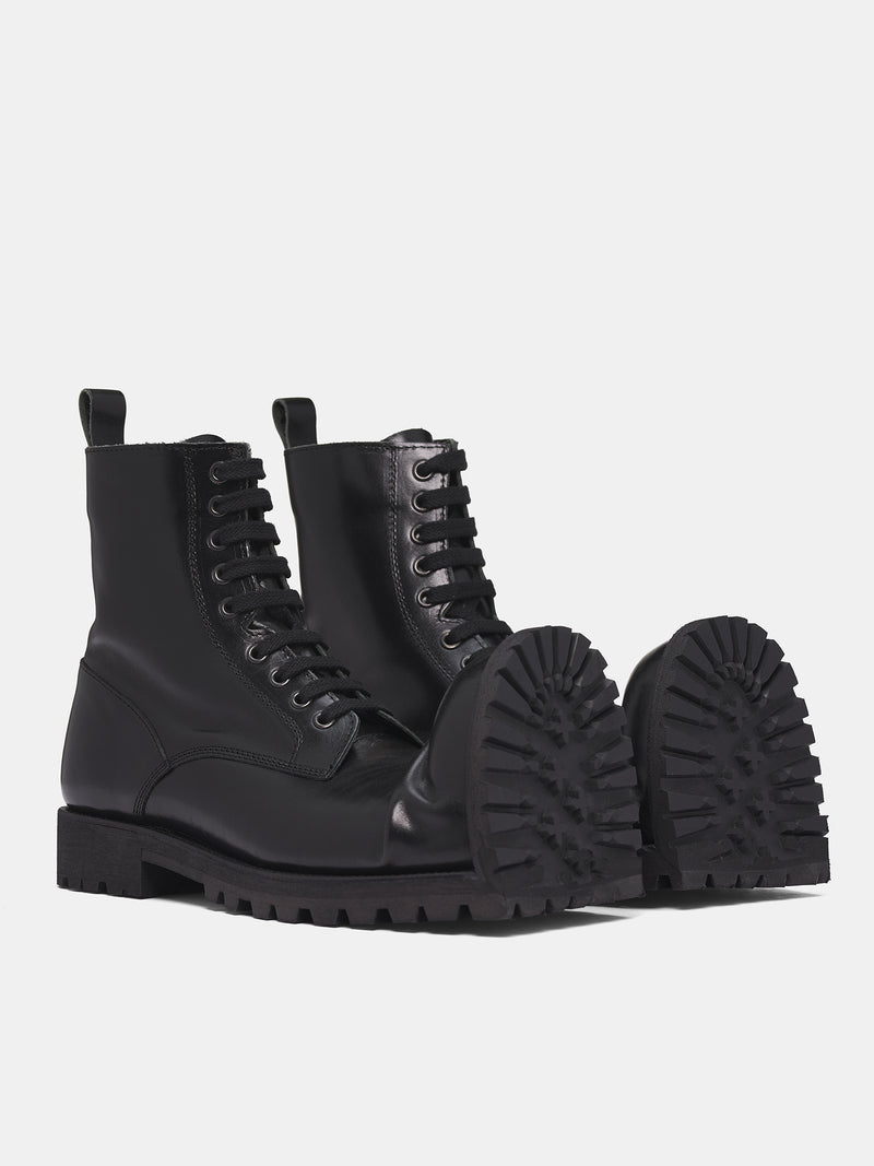 CDG x KLG Crushed Toe Boots (PP-K101-001-1-BLACK)
