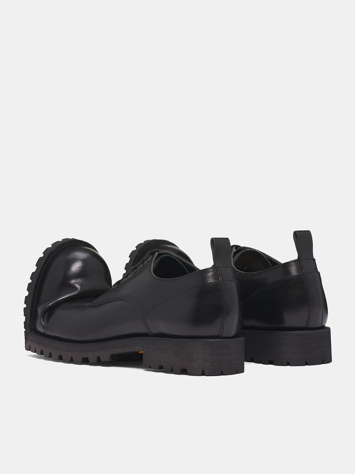 CDG x KLG Crushed Toe Derbies (PP-K102-001-BLACK)