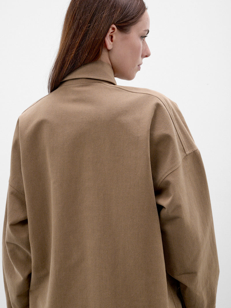 Camel Desert Code Shirt (PPFW26SR01320-0003-CAMEL)