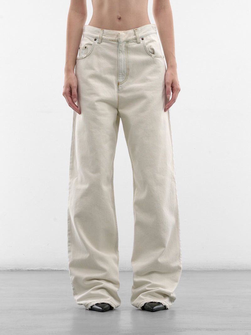 Sky Denim Wide Leg Jeans (PPSS26PA03012-0181-SKY)