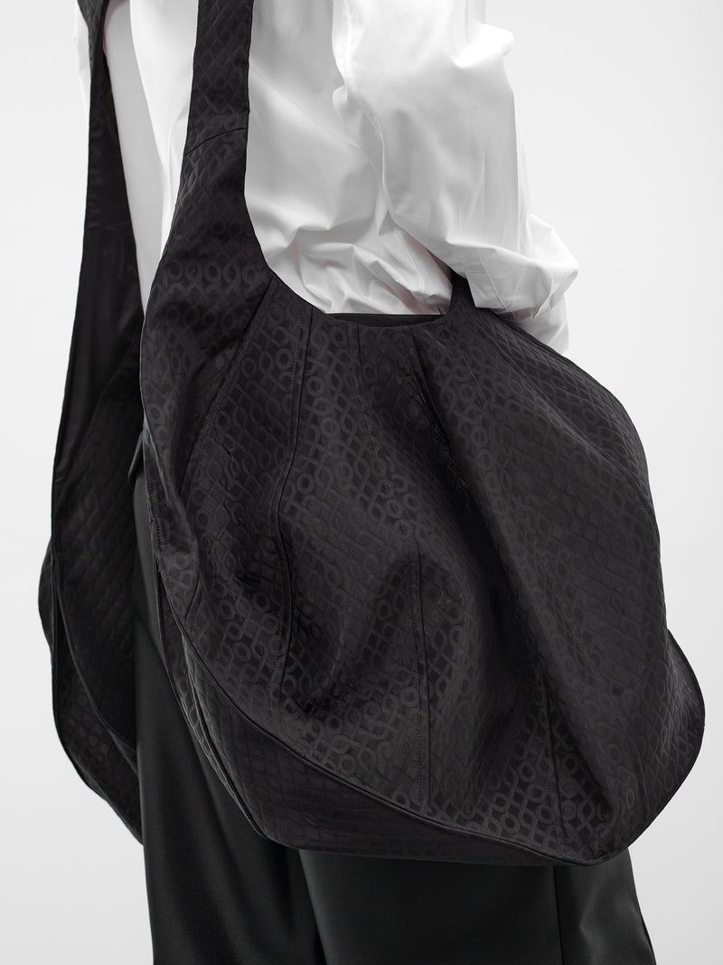 Black Sculptural Bubble Vest (PQ-A002-S26-BLACK)