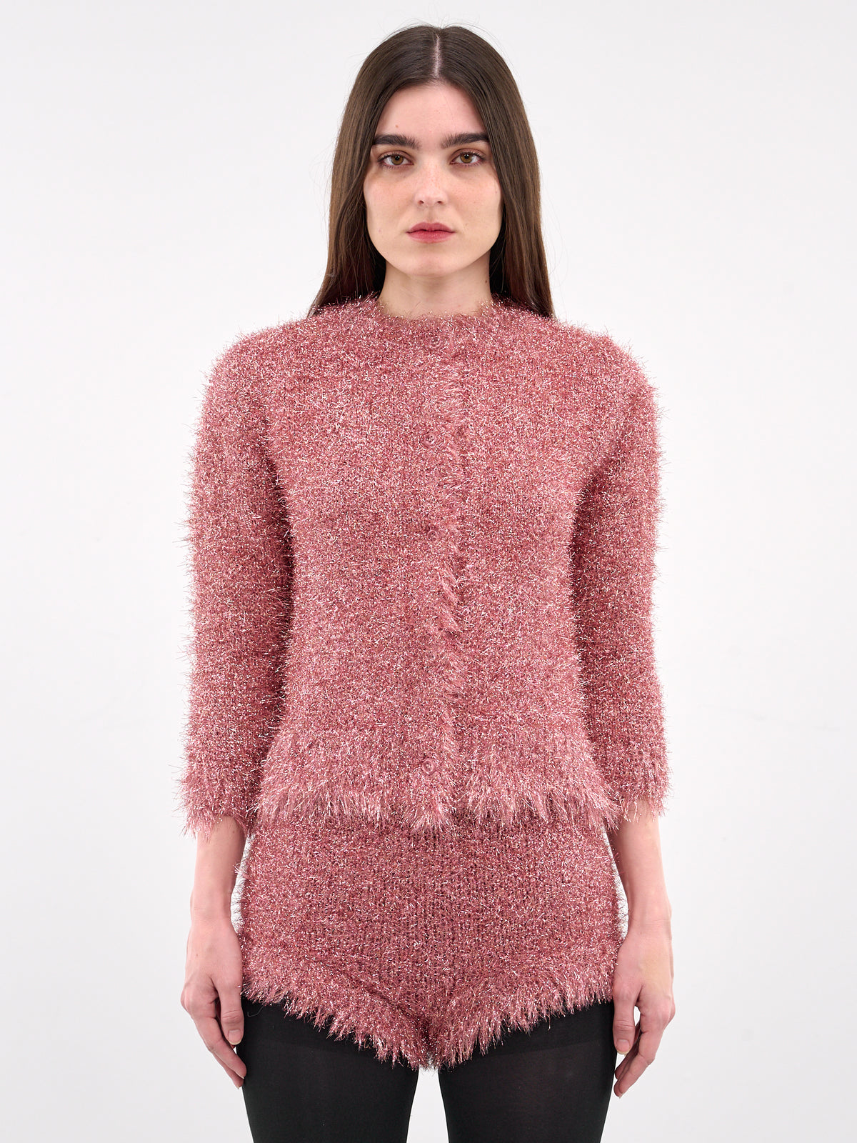 SIMONE ROCHA Tinsel Knit Jacket | H.Lorenzo - front