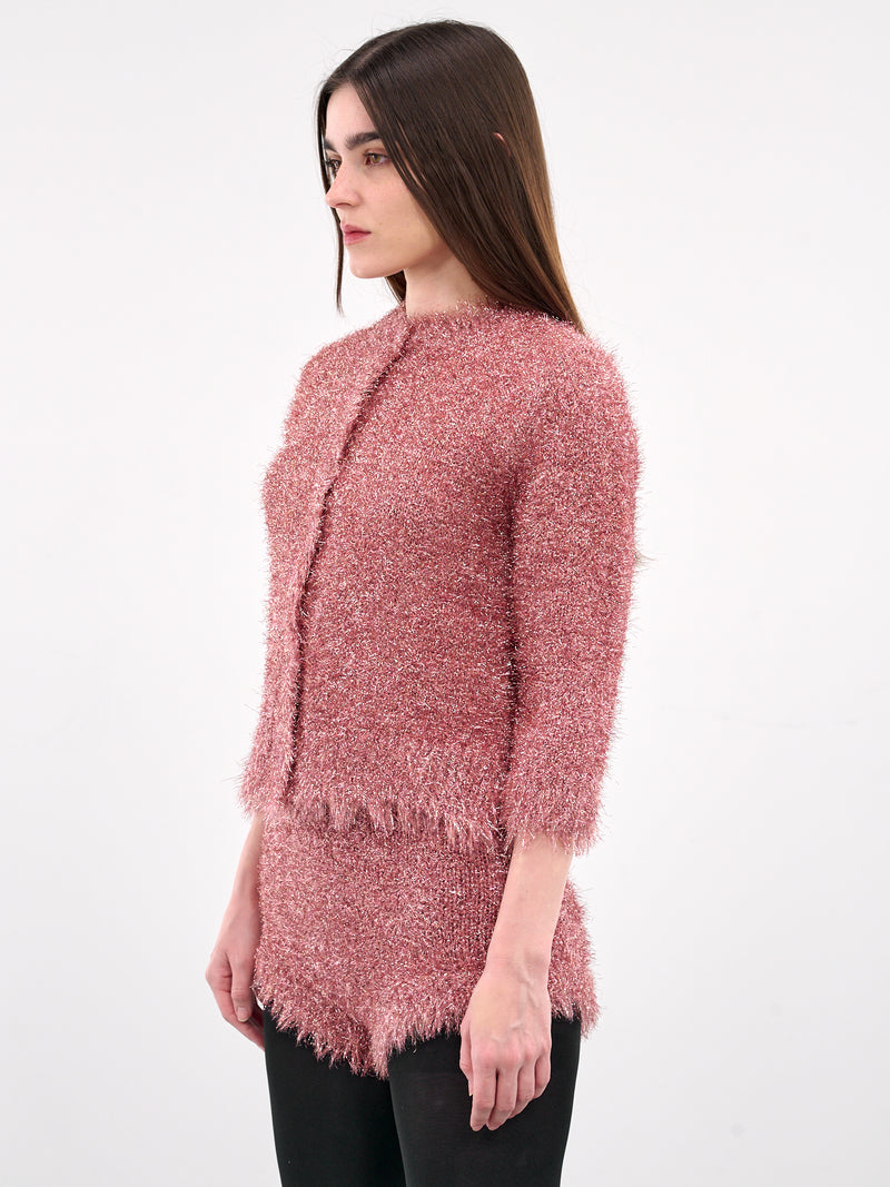 SIMONE ROCHA Tinsel Knit Jacket | H.Lorenzo - side