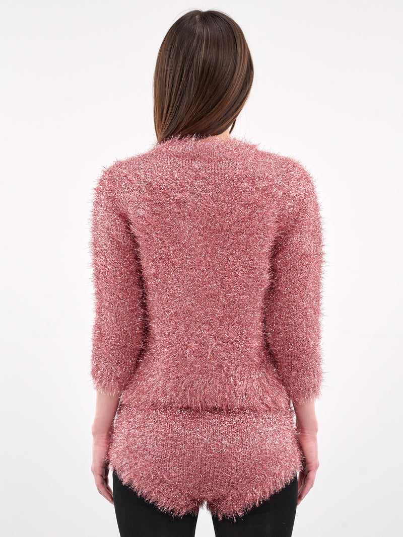 SIMONE ROCHA Tinsel Knit Jacket | H.Lorenzo - back