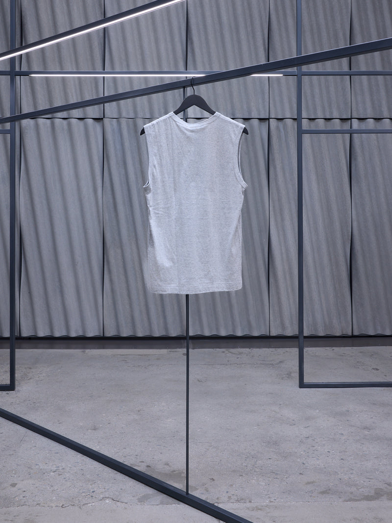 Gray 'Golden Boy' Graphic Tank (PS-T054-051-1)