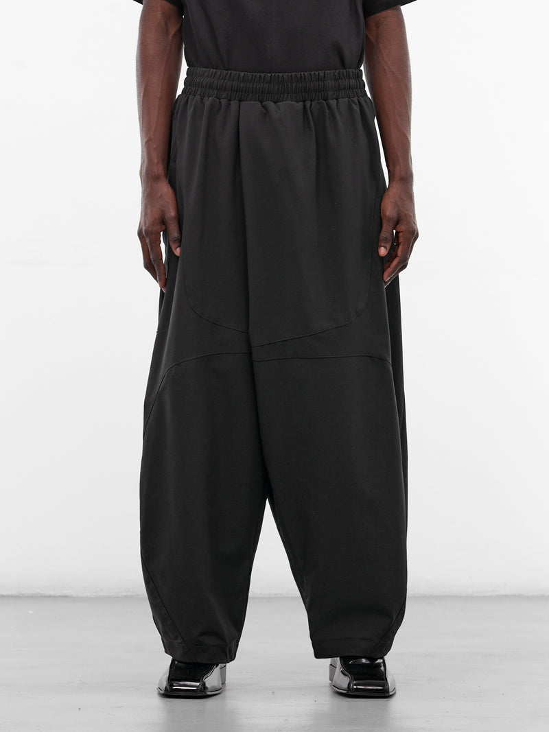 Nomad Black Nylon Baggy Pants (PT-00-EB-EUPHORIC-BLACK)