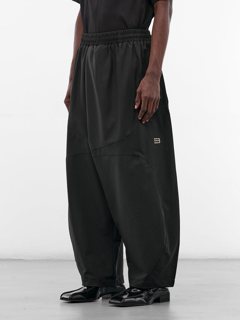Nomad Black Nylon Baggy Pants (PT-00-EB-EUPHORIC-BLACK)