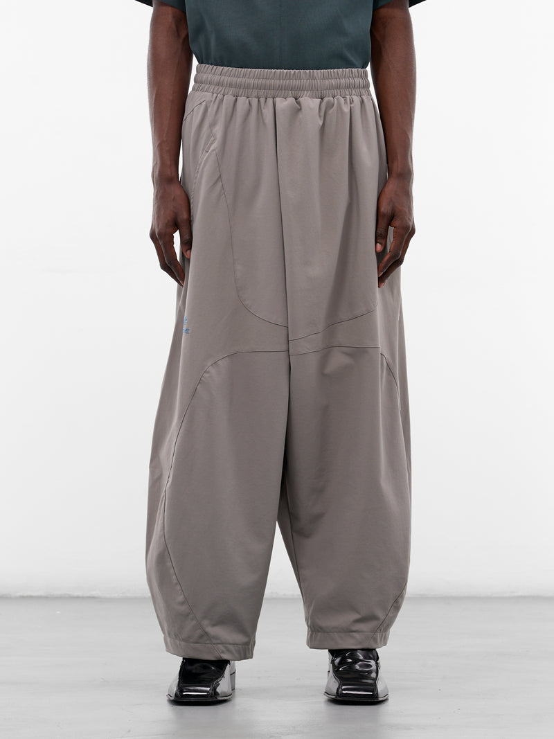 Nomad Gray Nylon Baggy Pants (PT-00-SG-SILENT-GREY)