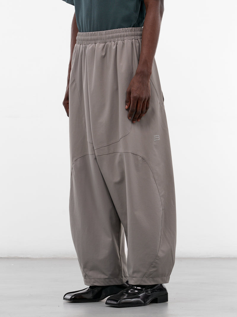 Nomad Gray Nylon Baggy Pants (PT-00-SG-SILENT-GREY)