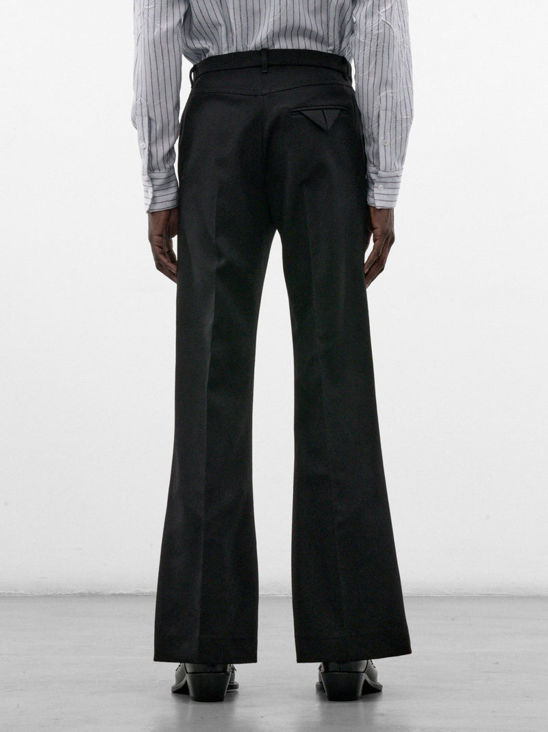Black Wool Samy Hybrid Trousers (PT-002-A-BLACK)